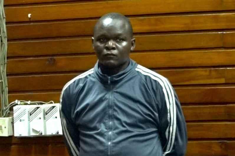 File Image of the suspect Dias Juma Wabwile in Court.